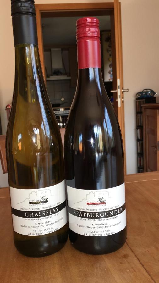 Gasthaus Zum Hirschen Staufen im Breisgau Bagian luar foto