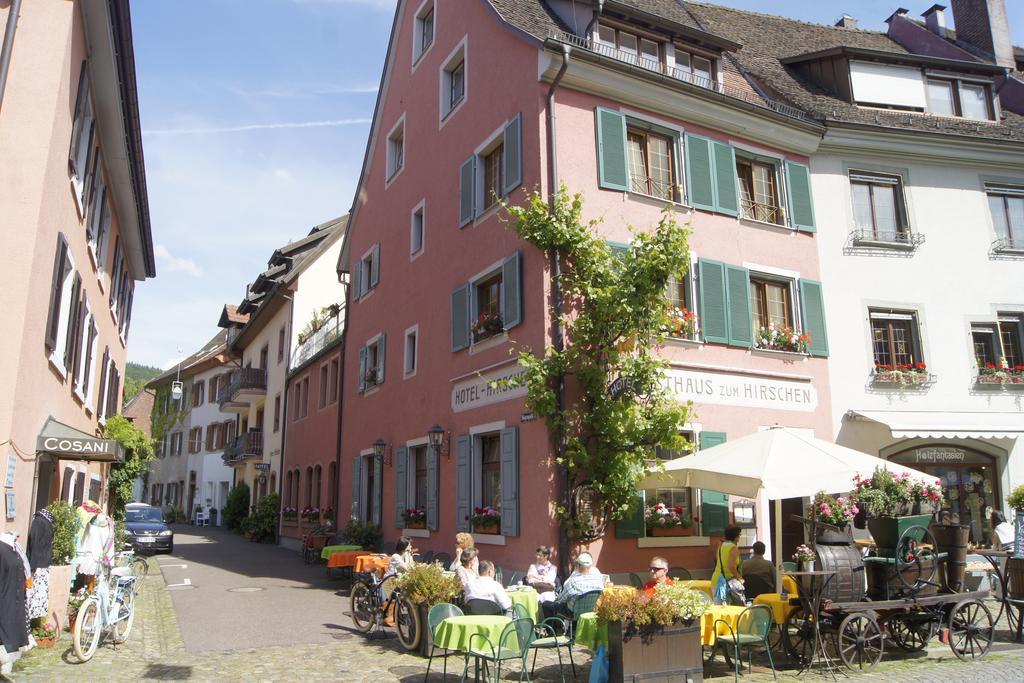 Gasthaus Zum Hirschen Staufen im Breisgau Bagian luar foto