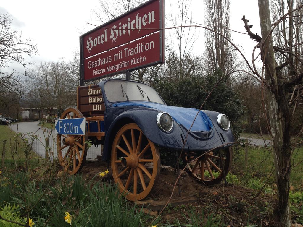 Gasthaus Zum Hirschen Staufen im Breisgau Bagian luar foto
